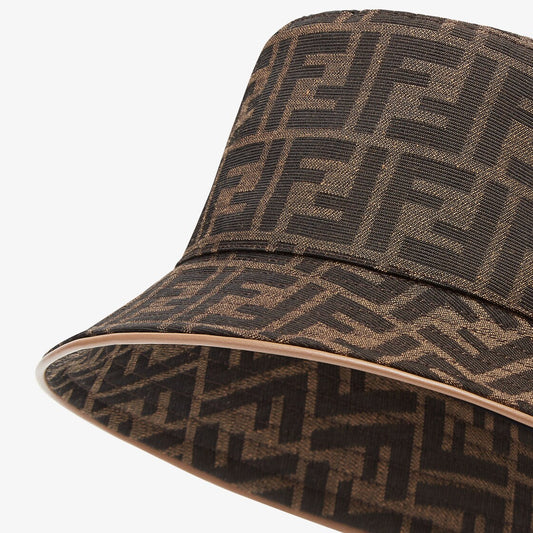 Chapeau jacquard FRENDI FF marron