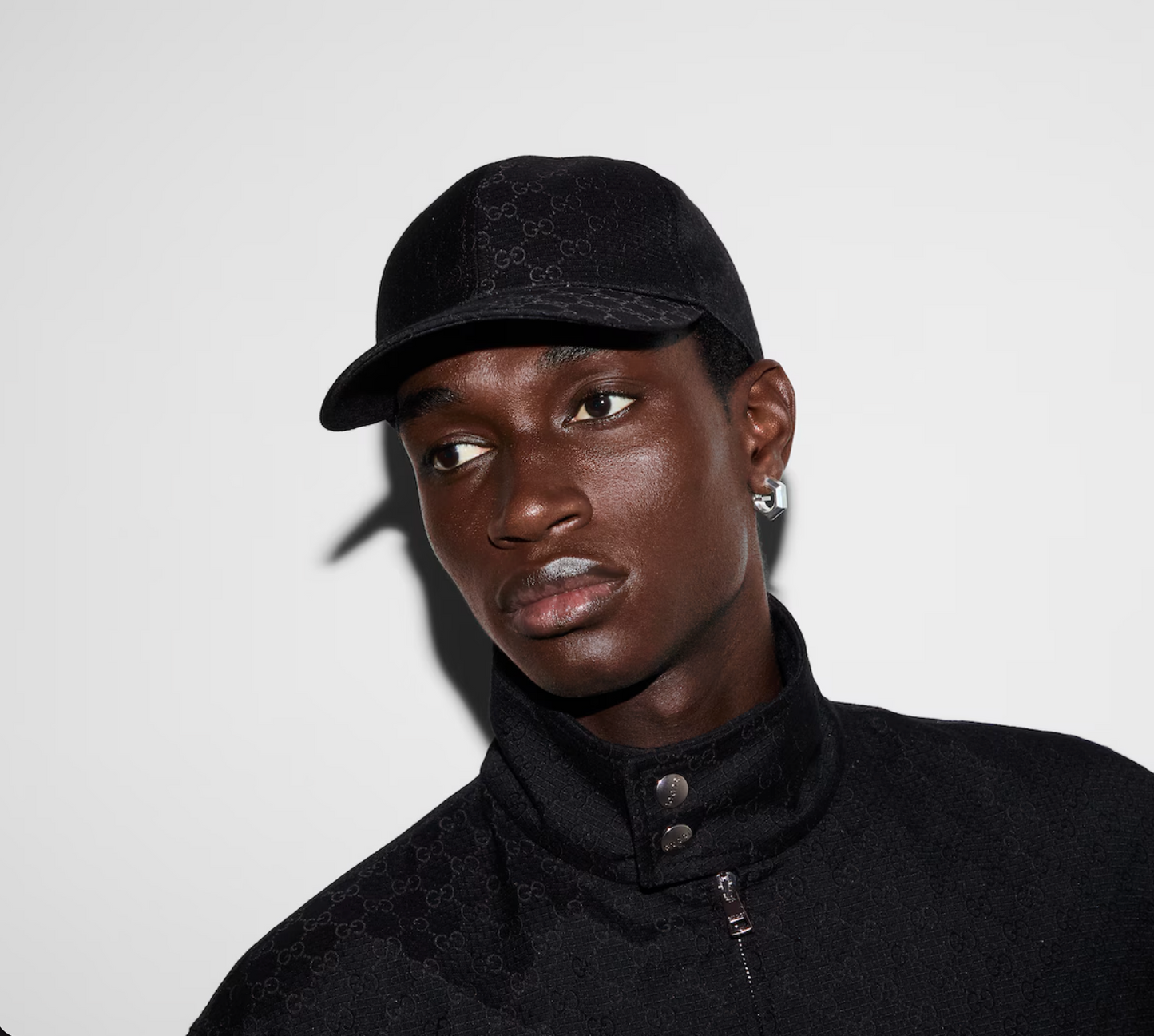 Casquette GG indéchirable Noir