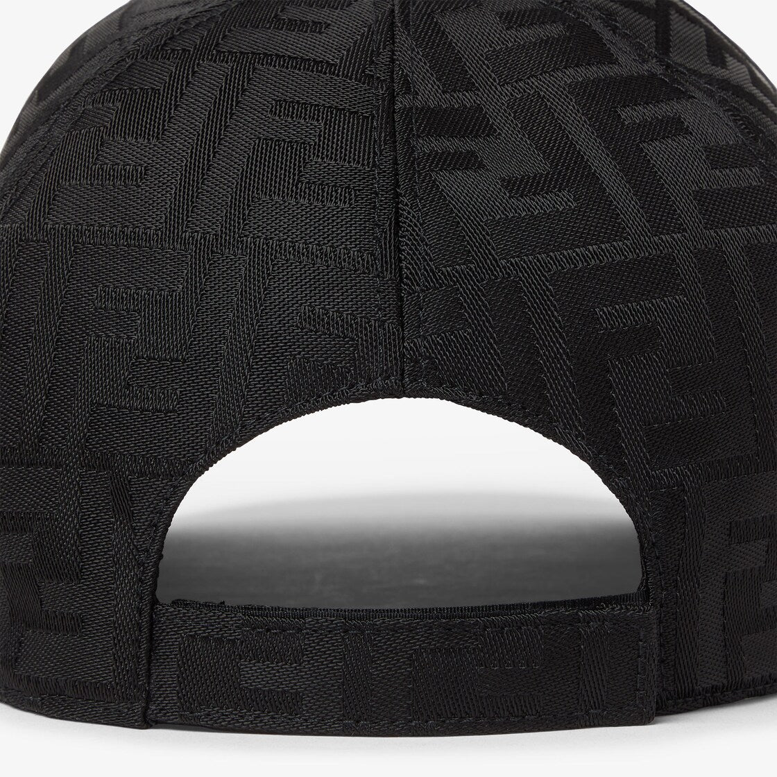 Casquette de baseball FENDI FF jacquard noir