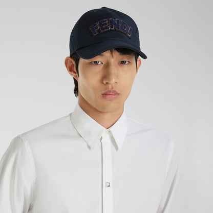 Casquette de baseball Fendi bleu