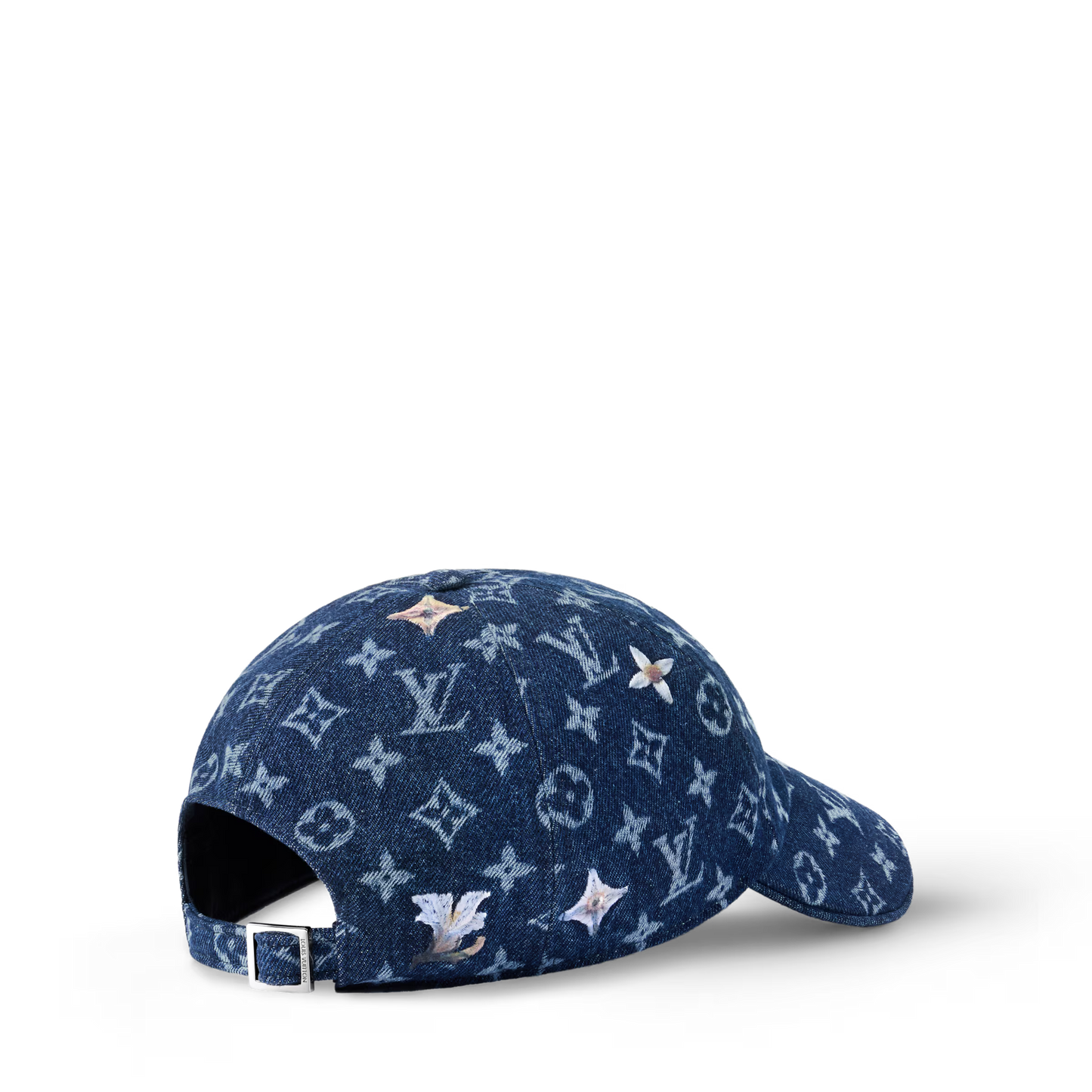 Casquette en denim Monogram Flower
